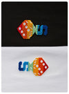 S Dice Embroidered T-Shirt 8