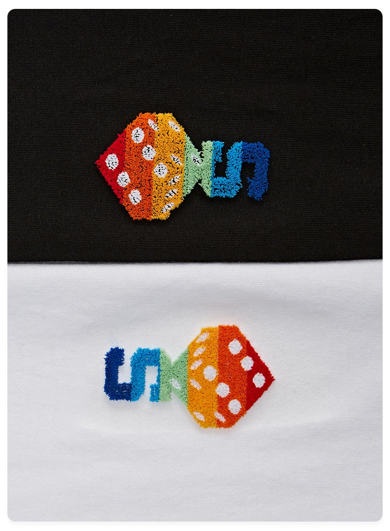 S Dice Embroidered T-Shirt 8