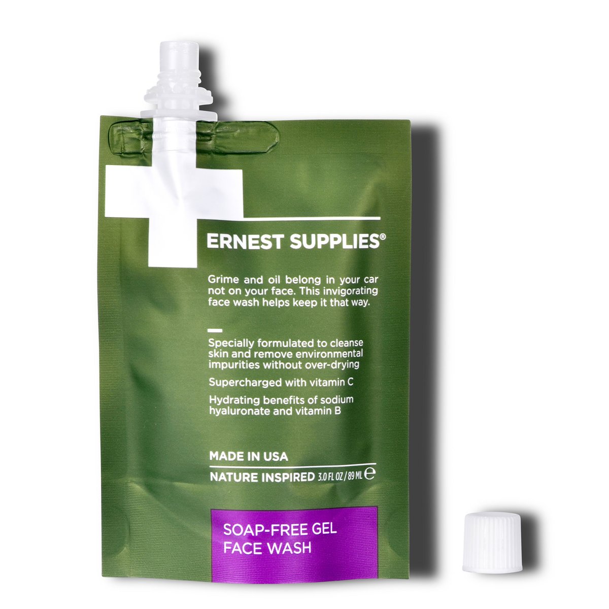 Ernest Supplies Soap Free Gel Face Wash (Tech Pack)
