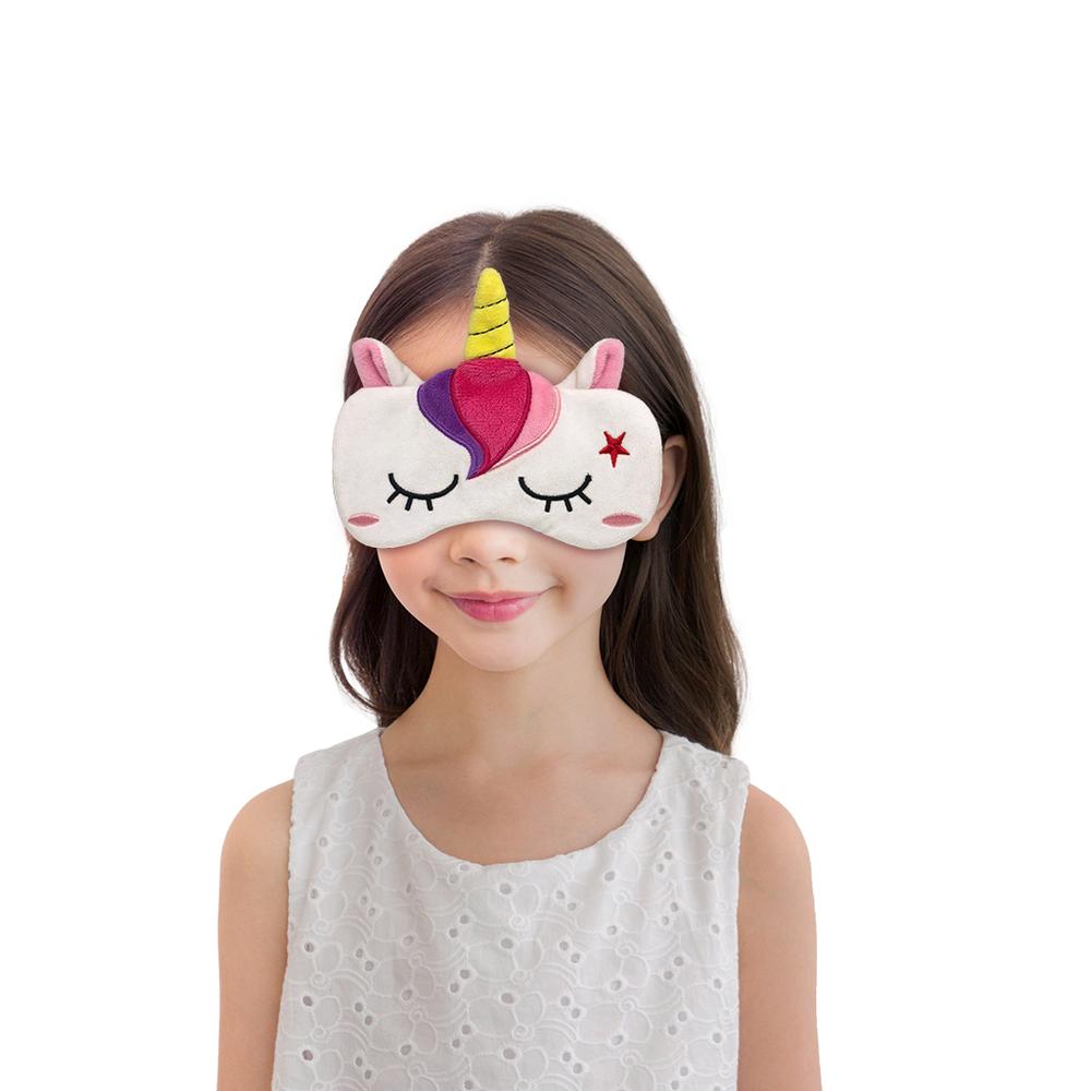 Travelmall Kids Light-Block Sleep Mask Unicorn Edition