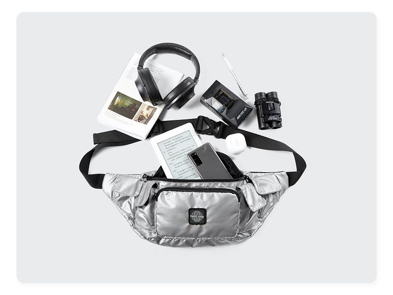 Silver Fanny Pack 2