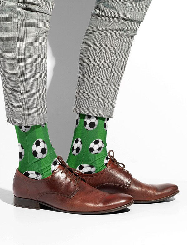 Soccer Ball Print Socks 2
