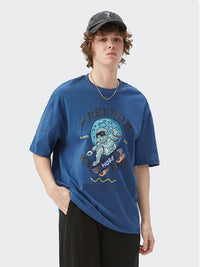Spaceman Skateboarding T-Shirt 3