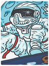 Spaceman Skateboarding T-Shirt 6