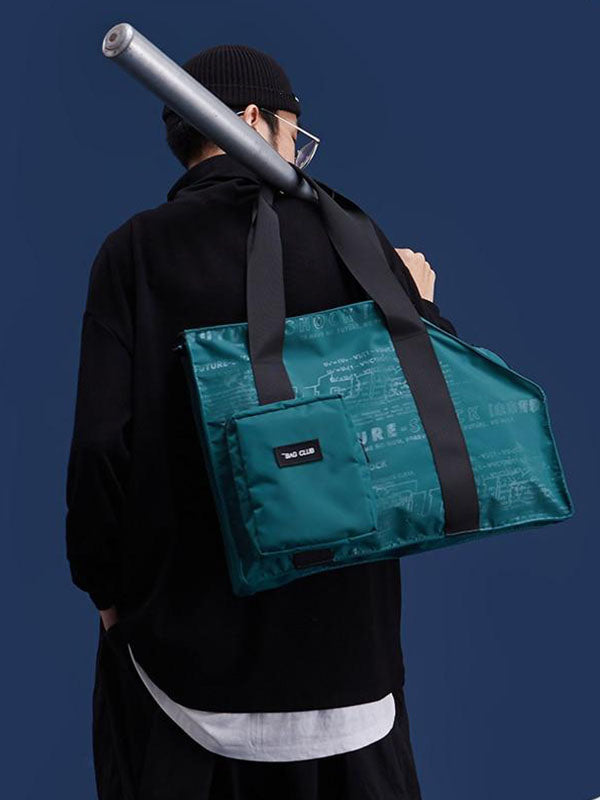 "The Bag Club" Shoulder Bag in Blue Color