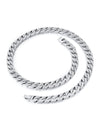 Thick Silver Chain Necklace 2