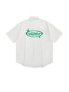 Treat Yourself Love Never Fails Short Sleeve Shirt in White Color