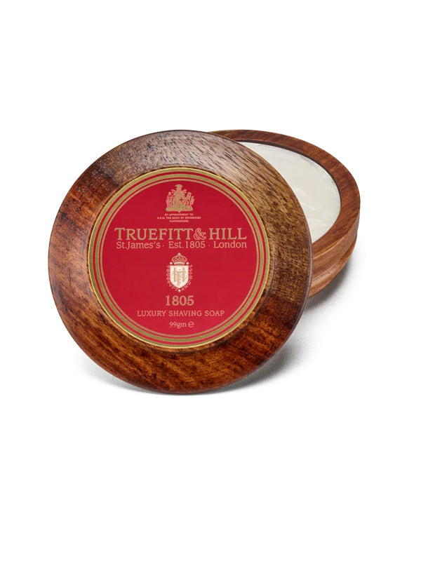 Truefitt & Hill Luxury 1805 Shaving Soap in Wooden Bowl 2
