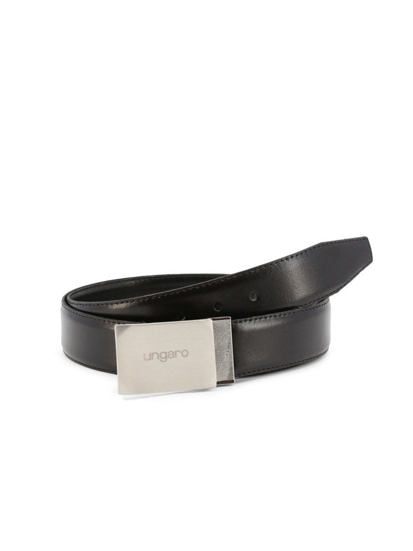 Ungaro Reversible Black Belt with Metal Buckle