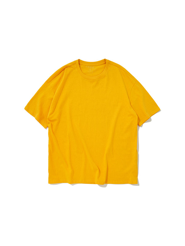 Yellow Basic Oversized T-Shirt