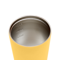 Made by Fressko Bino Sustainable Reusable Coffee Cup in Canary Color (8 Oz) 3