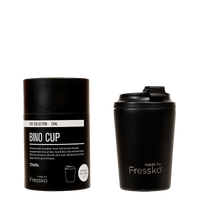 Made by Fressko Bino Sustainable Reusable Coffee Cup in Coal Color (8 Oz) 3