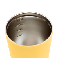 Made by Fressko Camino Sustainable Reusable Coffee Cup in Canary Color (12 Oz) 3