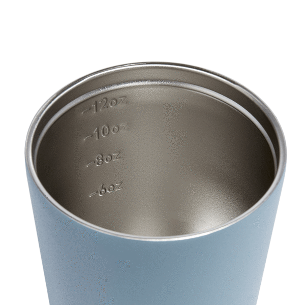 Made by Fressko Camino Sustainable Reusable Coffee Cup in River Color (12 Oz) 3