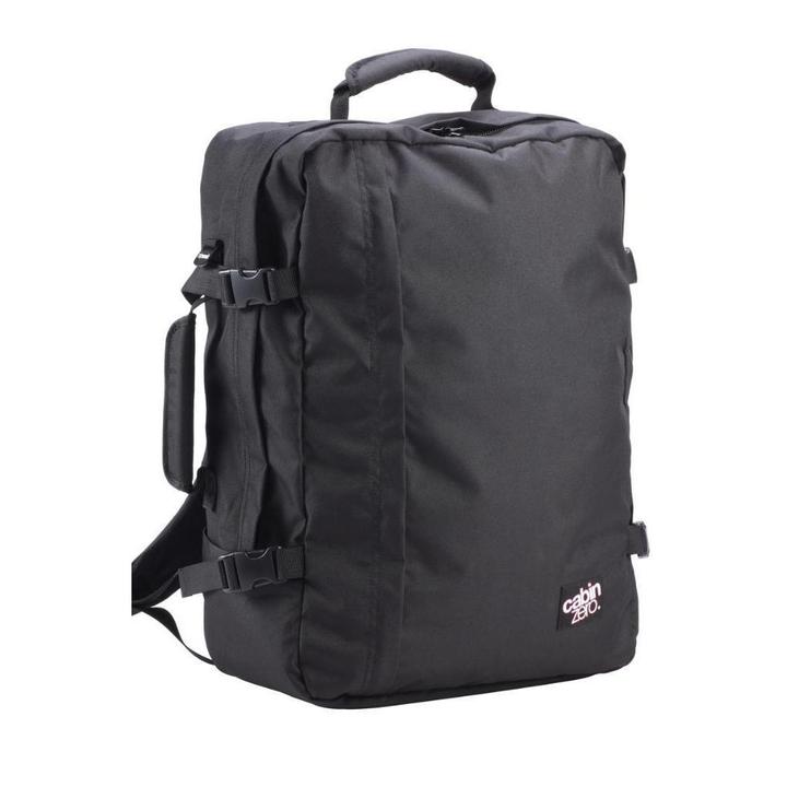 Cabinzero Classic 44L Ultra-Light Cabin Bag in Absolute Black Color