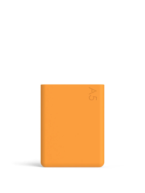 memobottle™ A5 Silicone Sleeve in Mandarin Color