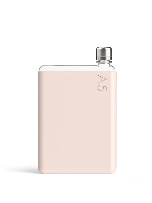 memobottle™ A5 Silicone Sleeve in Pale Coral Color