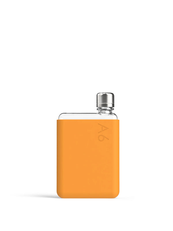 memobottle™ A6 Silicone Sleeve in Mandarin Color