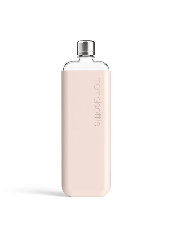 memobottle™ Slim Silicone Sleeve in Pale Coral Color