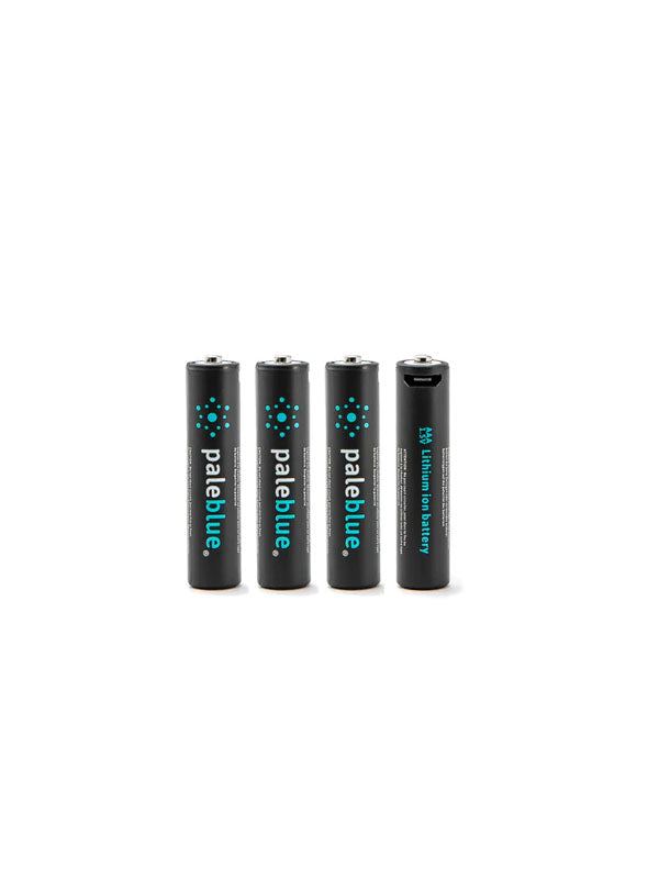 paleblue 4 Pack AAA USB Rechargeable Smart Batteries